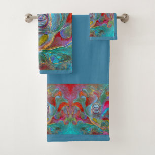 ”The Celest Guardian from Unseen” by Paul Buic Bath Towel Set