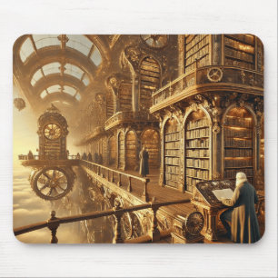 The Celestial Library Mouse Pad