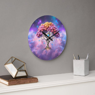 The Celestial Tree of Becoming. Large Clock