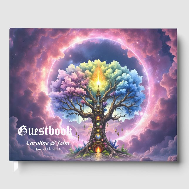 The Celestial Tree of Eternal Realms.  Guest Book (Front)