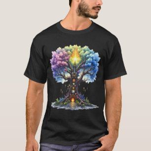 The Celestial Tree of Eternal Realms T-Shirt