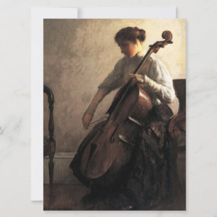 The Cellist (by Joseph DeCamp) Card
