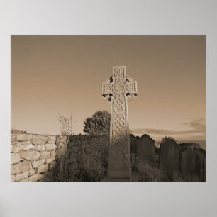 The Celtic Cross - Scotland Poster