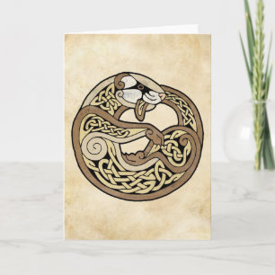 The Celtic Ferret Card