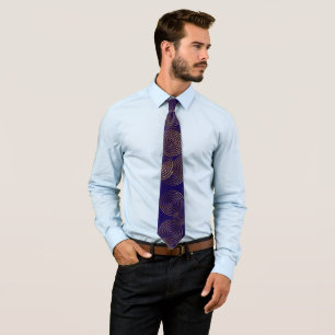 The Celtic Spiral of Life Tie
