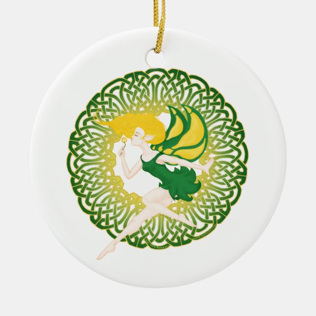 The Celtic Wish Fairy ornaments 2 (Front)