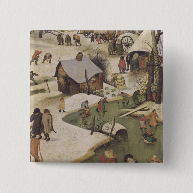 The Census at Bethlehem 15 Cm Square Badge (Front)