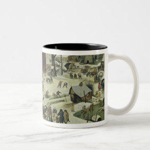 The Census at Bethlehem 2 Two-Tone Coffee Mug
