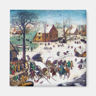 The Census at Bethlehem, Pieter Bruegel Magnet