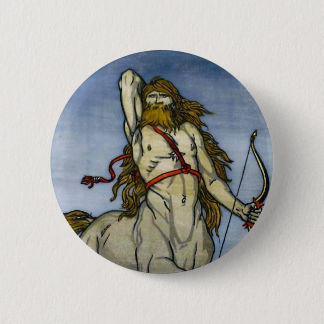 The Centaur 6 Cm Round Badge (Front)