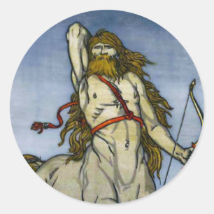 The Centaur Classic Round Sticker