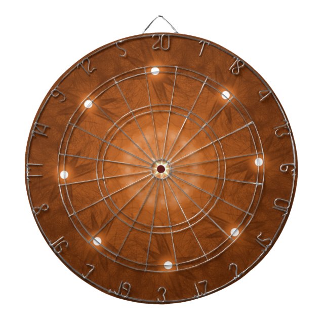 The Central Fire Flower Abstract Dartboard (Front)