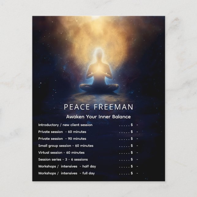 The Centre Within | Mindful Stillness Flyer (Front)