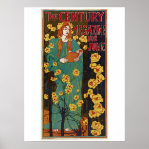 The Century 1896 June cover by Rhead Poster