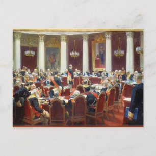 The Ceremonial Sitting of the State Council Postcard