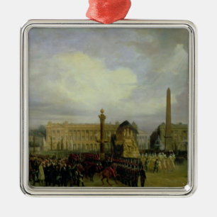 The Ceremony for the Return of Napoleon's Ashes Metal Tree Decoration