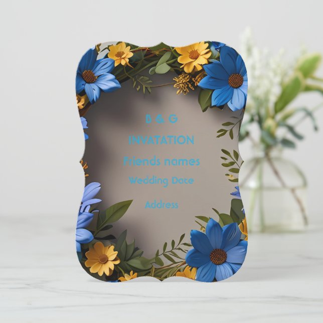 The ceremony invitation announcement  (Standing Front)