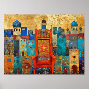 The Chair of Saint Peter Poster