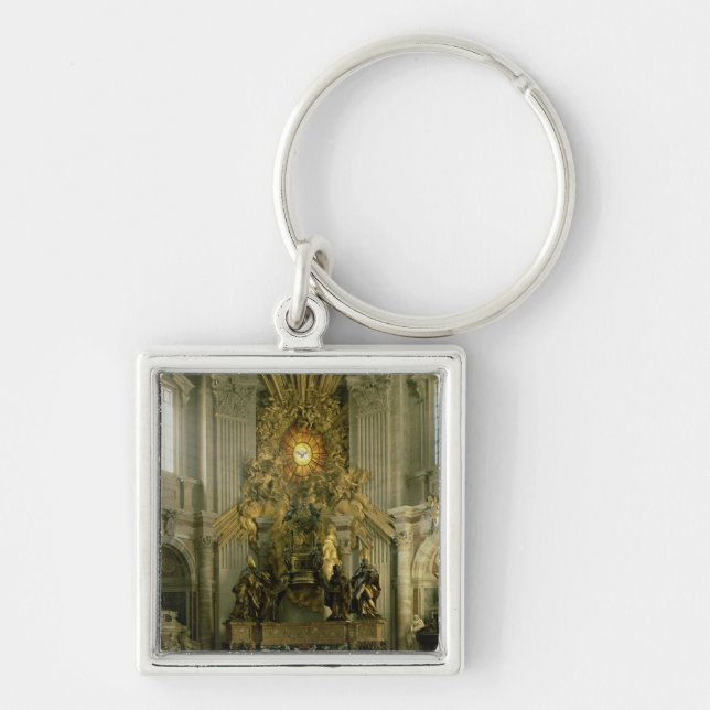 The chair of St. Peter, 1665 Key Ring (Front)