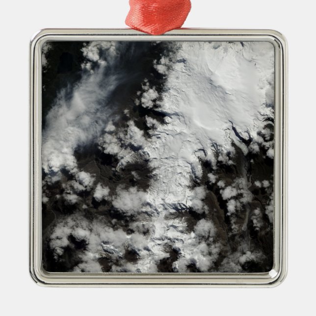 The Chaiten Volcano in Chile Metal Ornament (Front)
