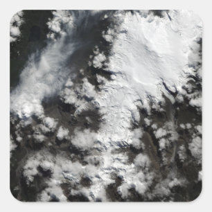 The Chaiten Volcano in Chile Square Sticker