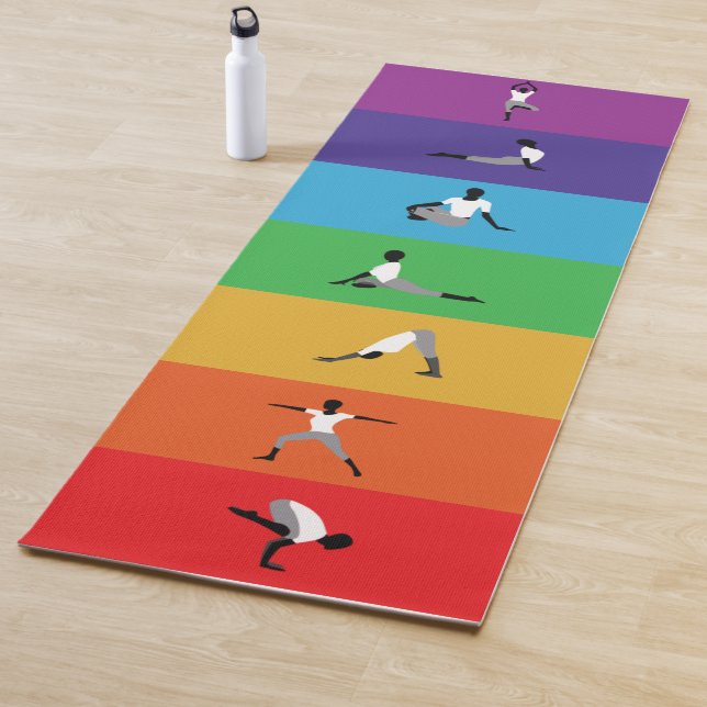The Chakra Colors Yoga Mat (In Situ)