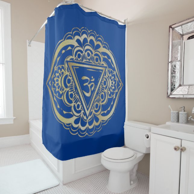The Chakras Ajna - Shower Curtain (In Situ)