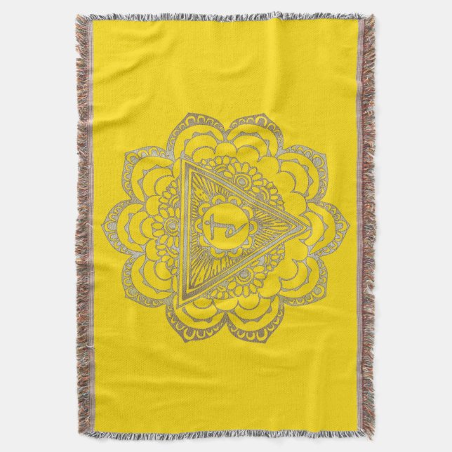 The Chakras Manipura - Blanket (Front Vertical)