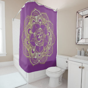The Chakras Sahasrara - Shower Curtain