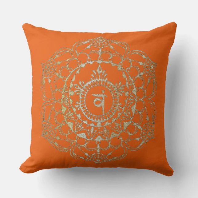 The Chakras Svaddisthana - Pillow (Front)
