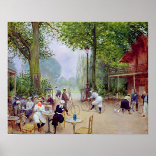 The Chalet du Cycle in the Bois de Boulogne Poster