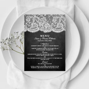 The Chalkboard & Lace Collection Menu Templates