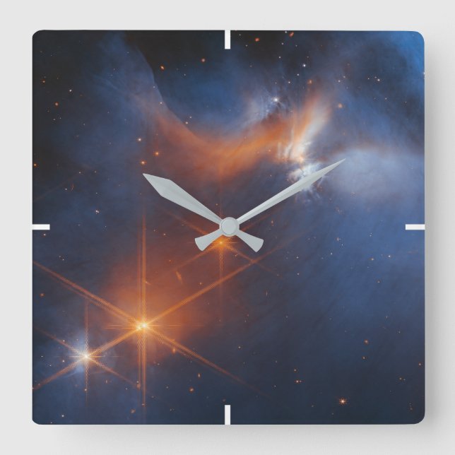 The Chamaeleon I Dark Molecular Cloud Square Wall Clock (Front)