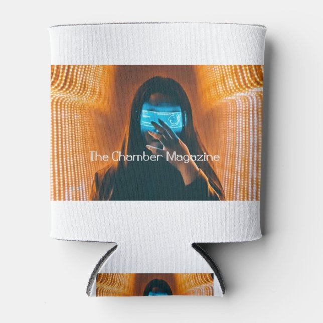The Chamber Magazine Banner 2 Can Cooler (Front)