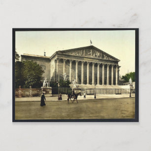 The Chamber of Deputies, Paris, France vintage Pho Postcard