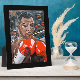 The Champ Painting by Alfred Fox Plaque