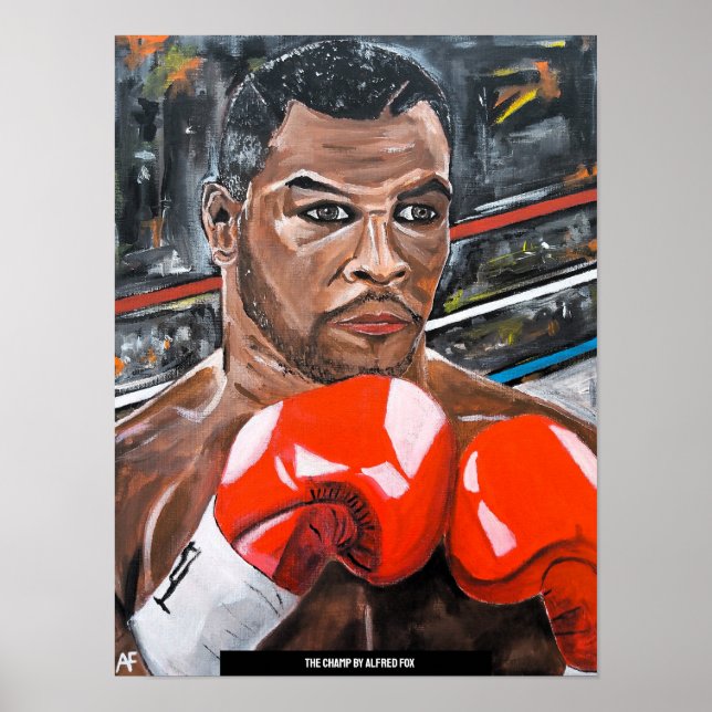 The Champ Painting by Alfred Fox Poster (Front)