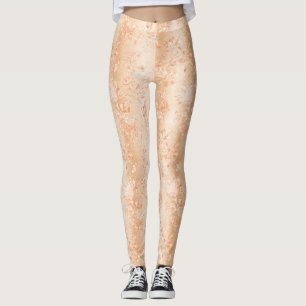 The Champagne Velvet Series Design 1 Leggings