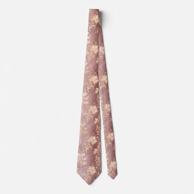 The Champagne Velvet  Series Design 5  Tie (Front)