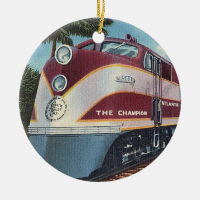 The Champion Ceramic Ornament (Front)