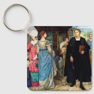 The Chance Meeting c. 1907 By Kate Elizabeth Bunce Key Ring