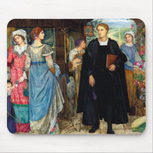 The Chance Meeting c. 1907 By Kate Elizabeth Bunce Mouse Pad