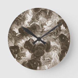 The Chaos, engraved by Bernard Picart (1673-1733), Round Clock