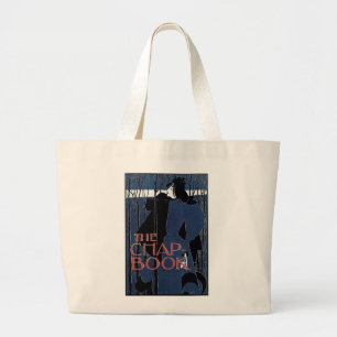 The Chap-Book ~ Blue Lady Large Tote Bag