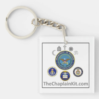 The Chaplain Kit square key chain