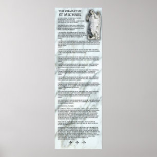 The Chaplet of St Michael The Archangel. Poster