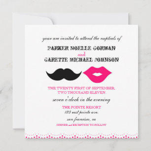 THE CHAPLIN - PINK INVITATION