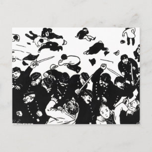 The Charge, 1893 Postcard