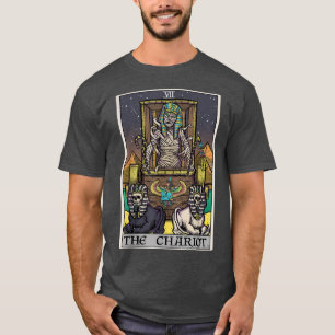 The Chariot Tarot Card Mummy Halloween Spooky Witc T-Shirt