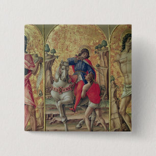 The Charity of St. Martin 15 Cm Square Badge